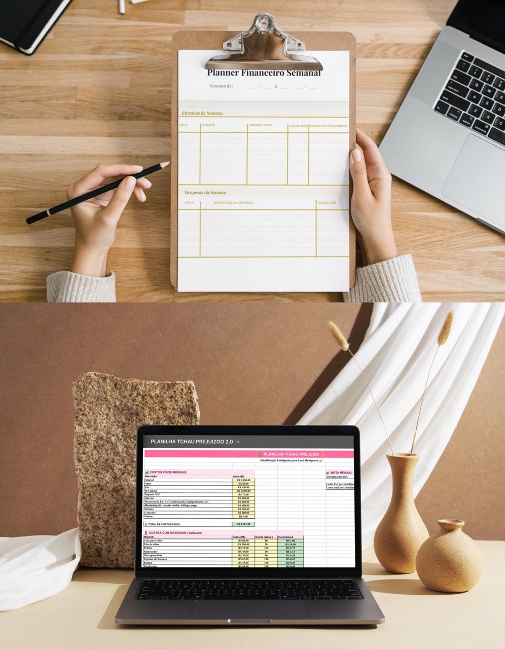 Planilha Tchau Prejuízo + bônus em todos os dispositivos